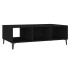 Mesa de centro madera contrachapada negro 103,5x60x35