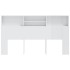 Mueble cabecero blanco brillante 180x19x103,5