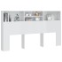 Mueble cabecero blanco brillante 180x19x103,5