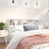 Mueble cabecero blanco brillante 180x19x103,5