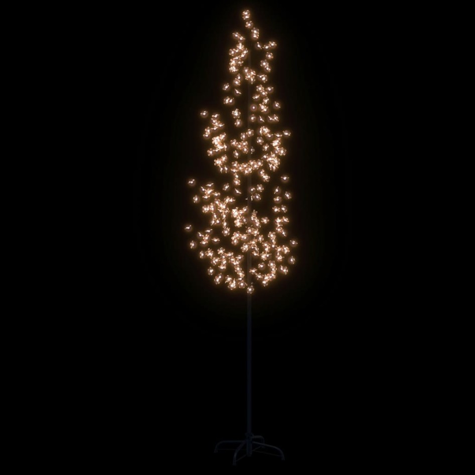Árbol LED con flor de cerezo 368 LED blanco cálido 300
