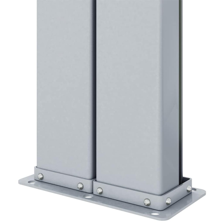 Toldo lateral retráctil antracita 117x1200