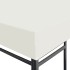 Toldo de cenador 310 g/m² 3x3 m blanco