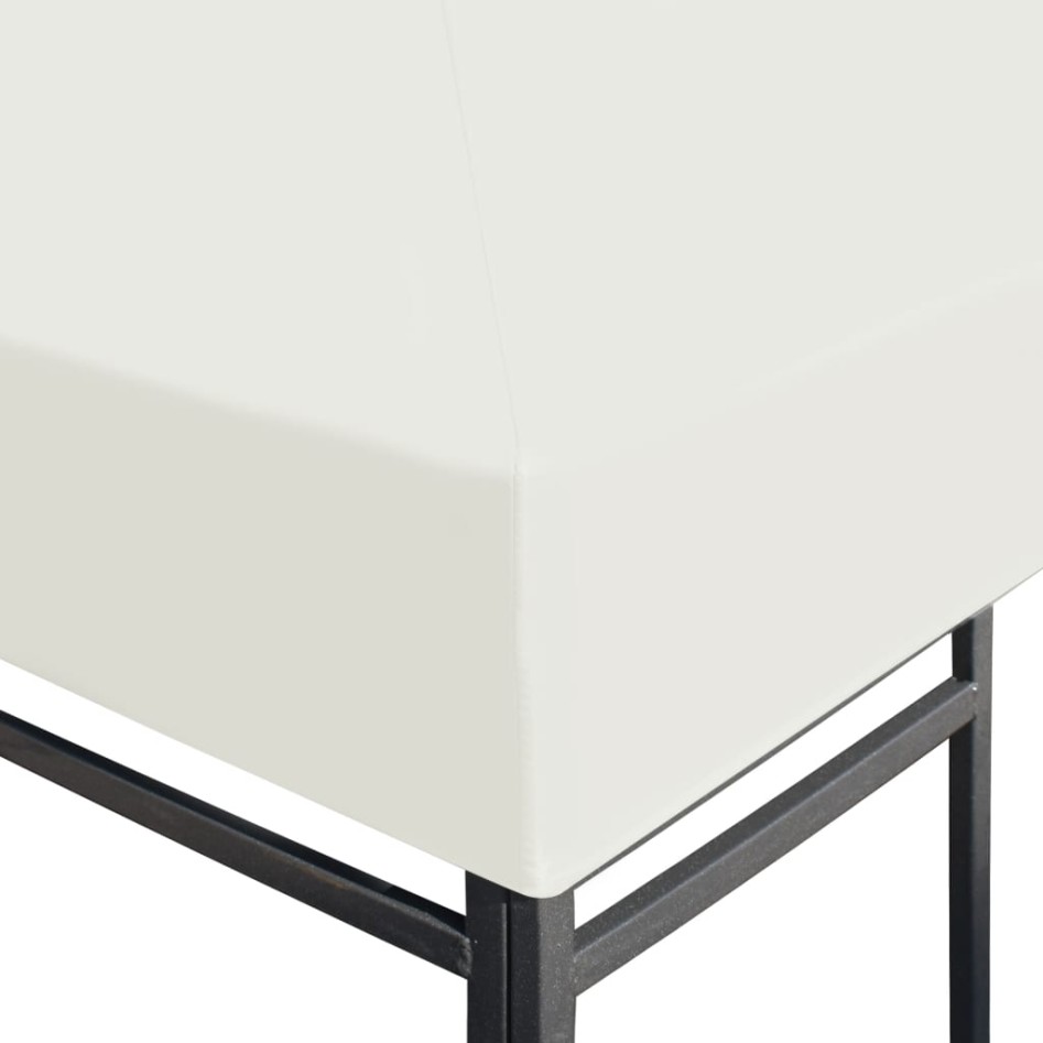 Toldo de cenador 310 g/m² 3x3 m blanco