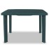 Mesa de jardín de plástico verde 101x68x72