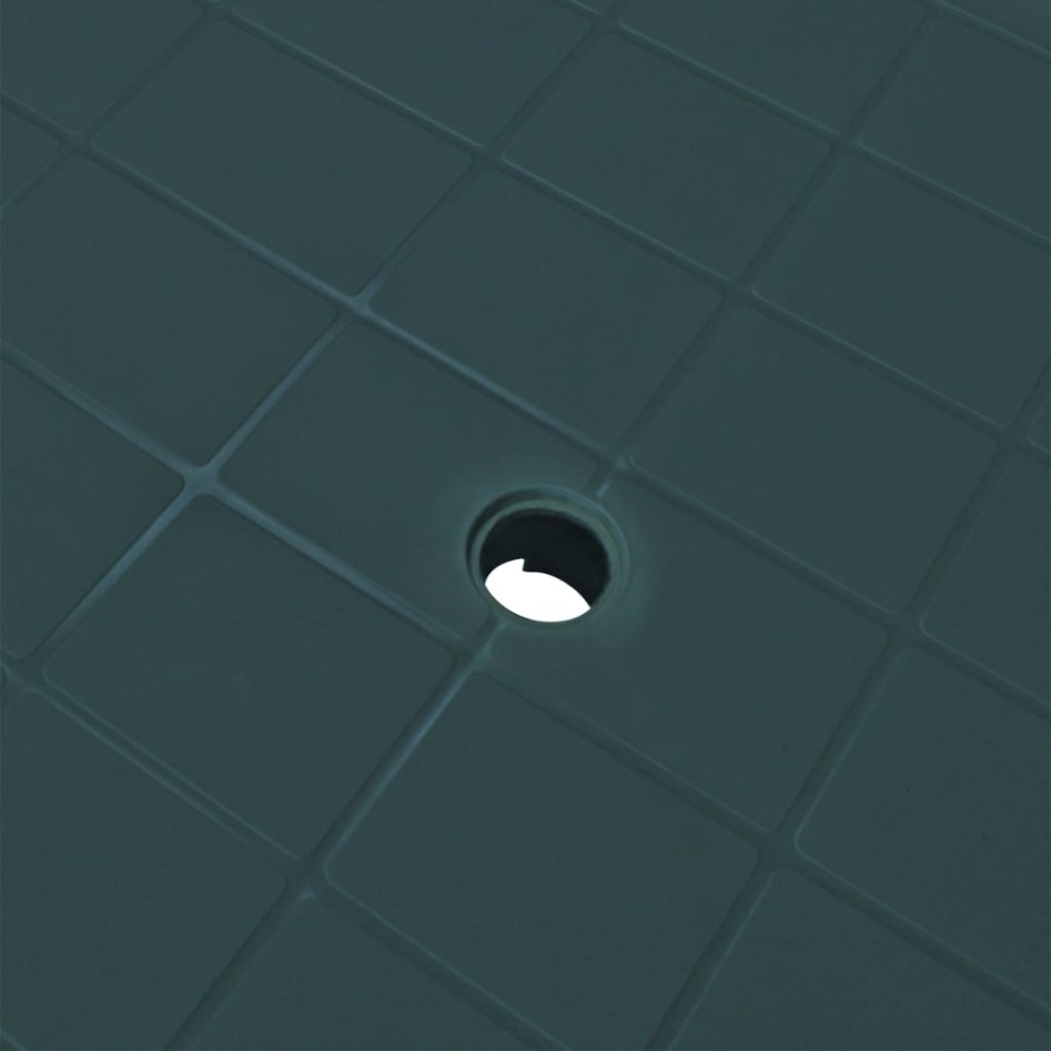 Mesa de jardín de plástico verde 101x68x72