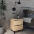 Mesitas de noche 2 uds contrachapada roble Sonoma 40x35x50