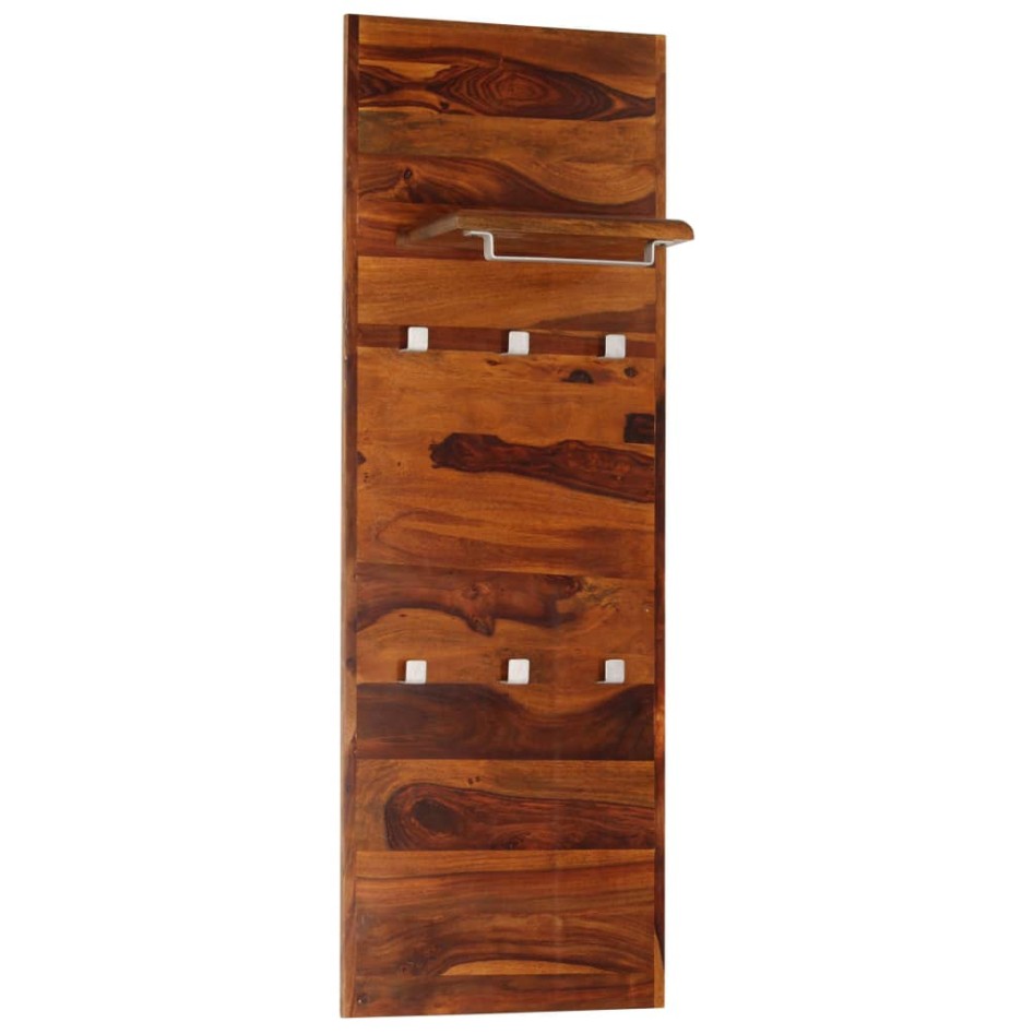 Perchero de madera maciza de sheesham 118x40