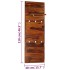 Perchero de madera maciza de sheesham 118x40