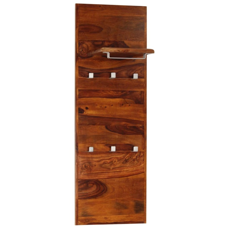 Perchero de madera maciza de sheesham 118x40