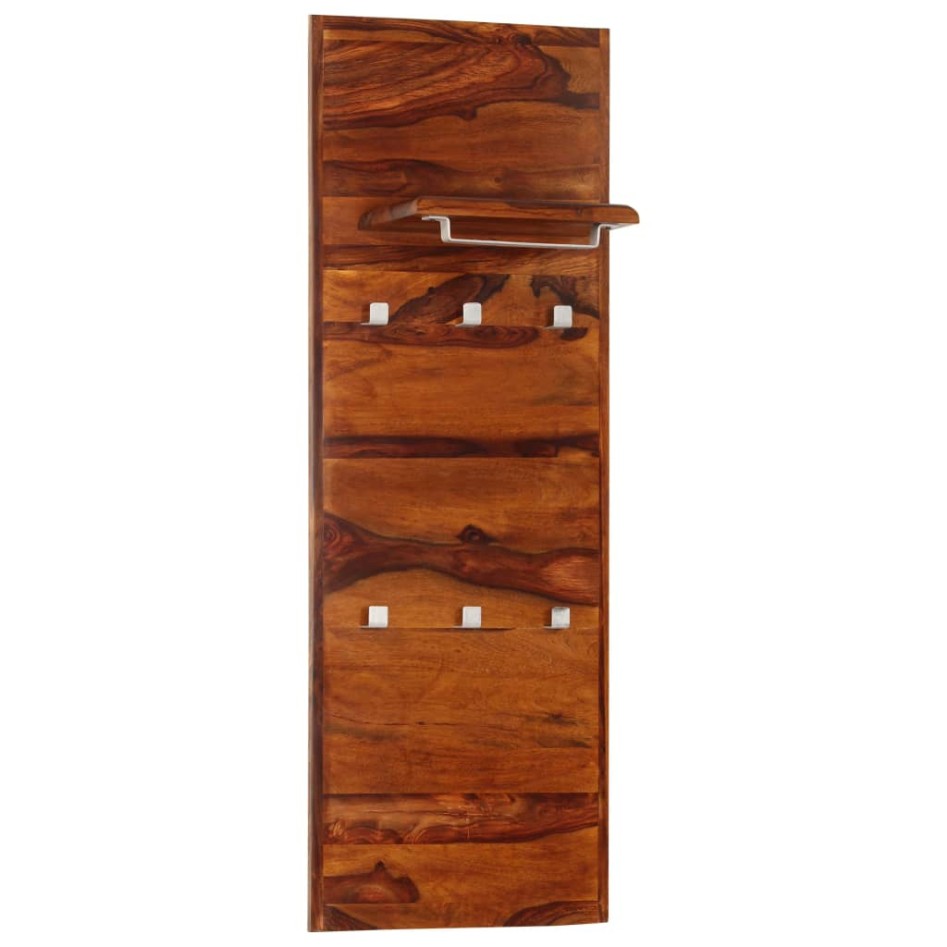 Perchero de madera maciza de sheesham 118x40