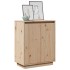 Aparador de madera maciza de pino 60x34x75