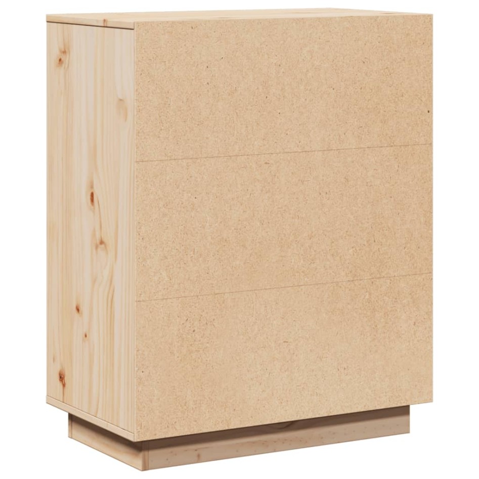 Aparador de madera maciza de pino 60x34x75