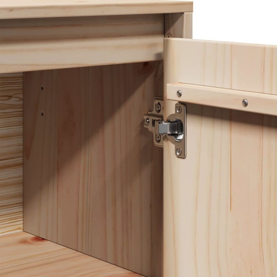 Aparador de madera maciza de pino 60x34x75