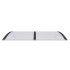 Marquesina de puerta policarbonato negro 150x100