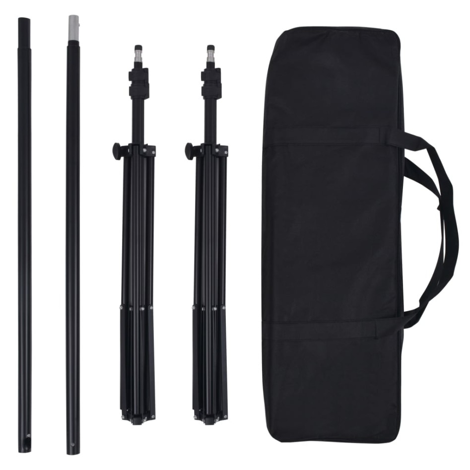 Kit de estudio fotográfico con 5 fondos de colores y marco