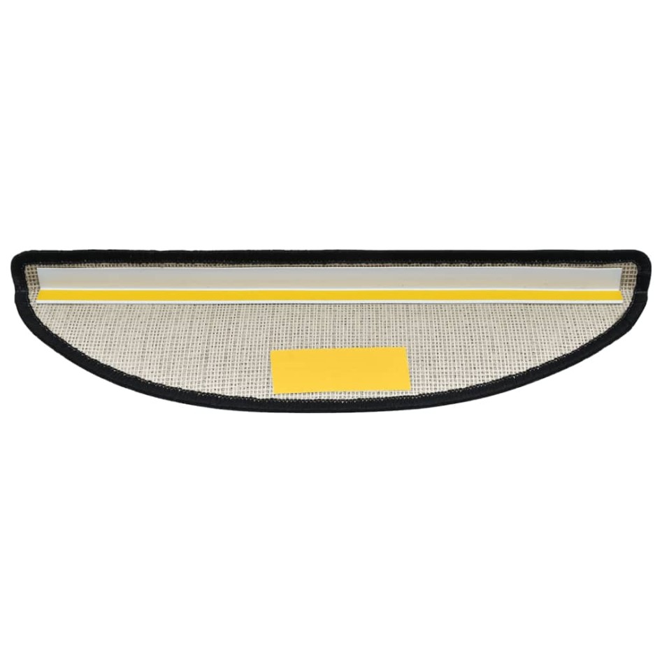 Alfombrillas de escalera 15 unidades gris antracita 56x17x3