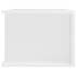 Mueble de TV con luces LED blanco 90x39x30