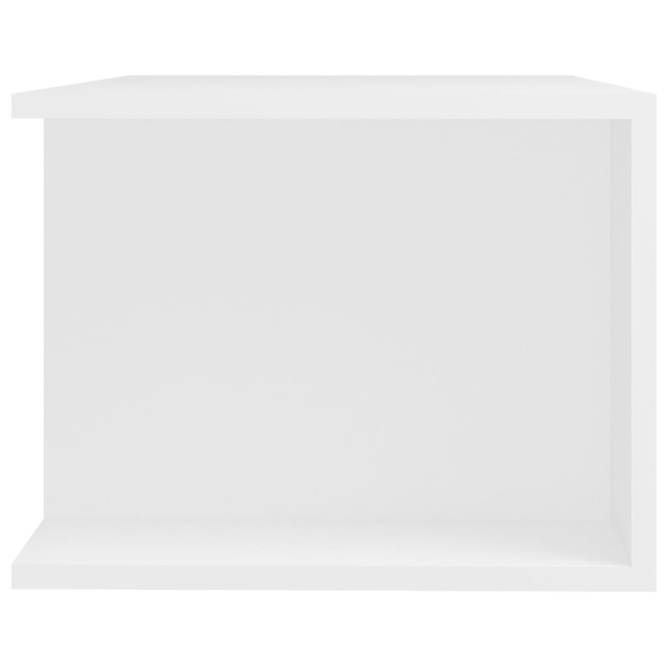 Mueble de TV con luces LED blanco 90x39x30