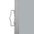 Toldo lateral retráctil para patio gris antracita 140x1200