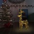 Reno de Navidad 90 LEDs acrílico 60x16x100