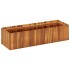 Arriate de madera maciza de acacia 100x30x25