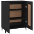 Aparador de madera contrachapada negro 69,5x34x90