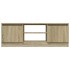 Mueble de TV con puerta roble Sonoma 102x30x36