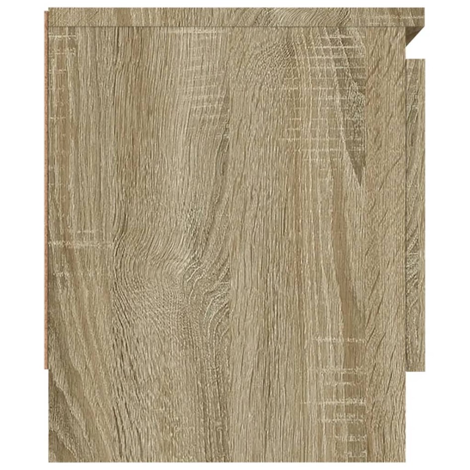 Mueble de TV con puerta roble Sonoma 102x30x36