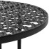 VidaXL Mesa bistró de metal negra 40x70
