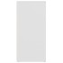 Aparador de madera contrachapada blanco 80x36x75