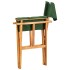 Silla de director madera maciza de acacia