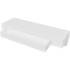 Estante flotante pared con 1 cajón MDF blanco para