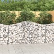 Cesta gaviones forma arco hierro galvanizado 200x30x100/120 cm