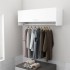 Armario de madera contrachapada blanco 100x32,5x35