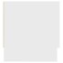 Armario de madera contrachapada blanco 100x32,5x35