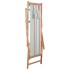 Silla de playa plegable tela y estructura de madera