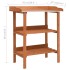 Soporte para plantas de madera de abeto 76x37x89