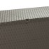 Caja de almacenamiento de jardín marrón ratán PP 120x56x63