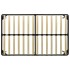 Estructura de cama sin colchón metal negro 140x200