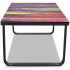 Mesa de centro con superficie con estampado de arco