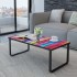 Mesa de centro con superficie con estampado de arco