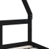 Estructura de cama para niños madera de pino negro 80x200