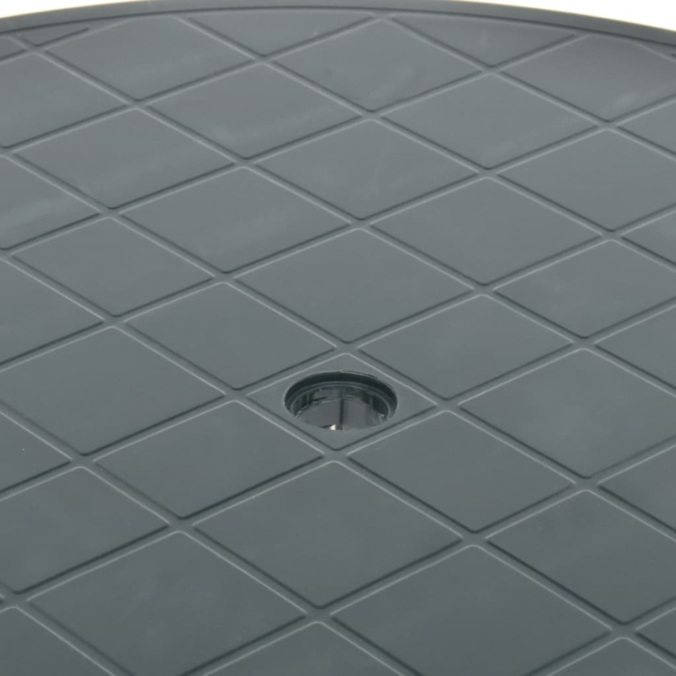 Mesa de jardín de plástico verde 89