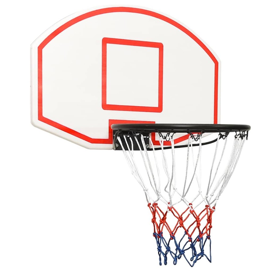 Tablero de baloncesto polietileno blanco 71x45x2