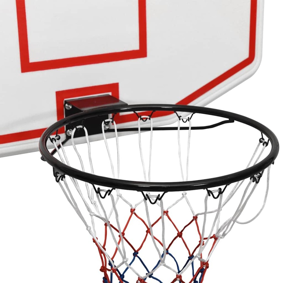 Tablero de baloncesto polietileno blanco 71x45x2