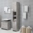 Armario de baño contrachapada gris hormigón 30x30x183,5