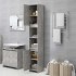 Armario de baño contrachapada gris hormigón 30x30x183,5