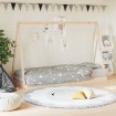 Estructura de cama para niños madera maciza de pino 80x200 cm