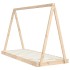 Estructura de cama para niños madera maciza de pino 80x200